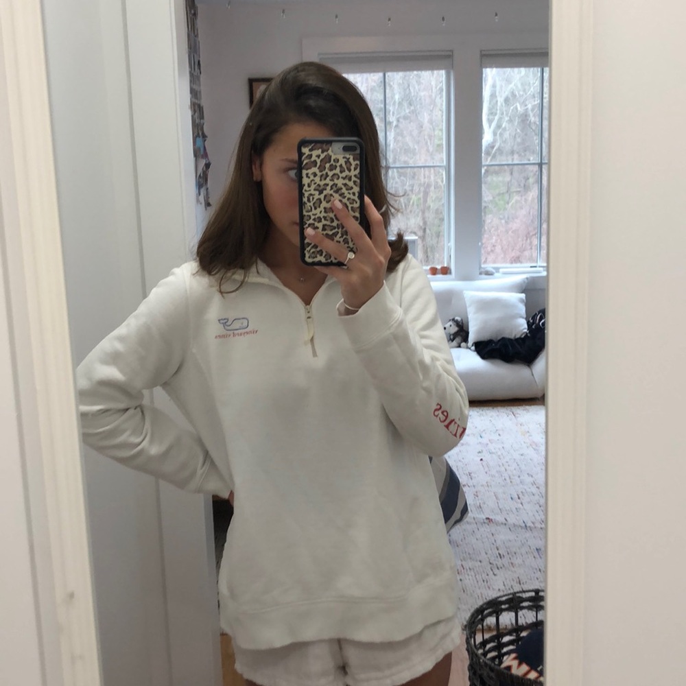 Quarter zip vineyard vines sweater